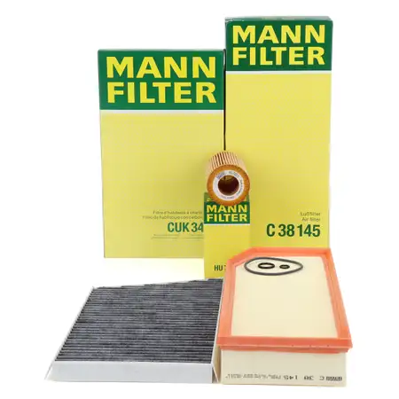 MANN Filter-Set 3-tlg f&uuml;r MERCEDES C-Klasse W203 S203 CL203 200/220/270CDI OM611/612/646
