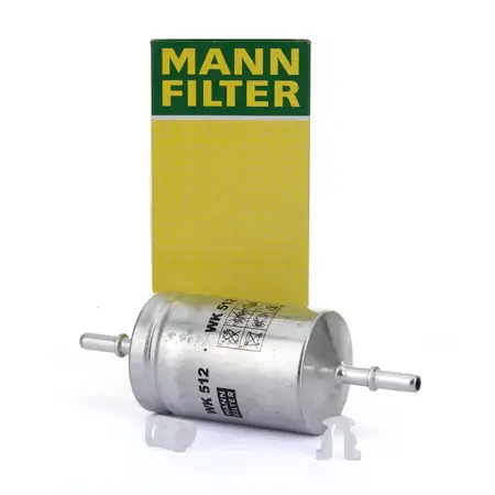 MANN WK512 Kraftstofffilter Benzinfilter WK512 f&uuml;r AUDI CITROEN OPEL PEUGEOT SEAT SKODA VW
