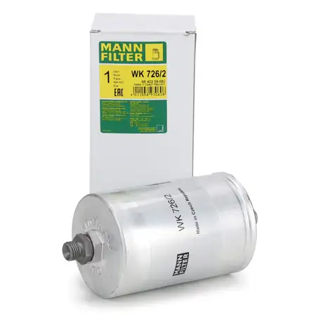 MANN WK 726/2 Fuel Filter (Gasoline) for PORSCHE 964 3.3/3.6 Turbo 92811014711