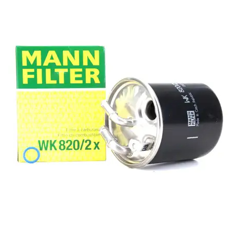 MANN WK820/2X Kraftstofffilter Dieselfilter f&uuml;r MERCEDES-BENZ OM640 OM642 OM646 OM651