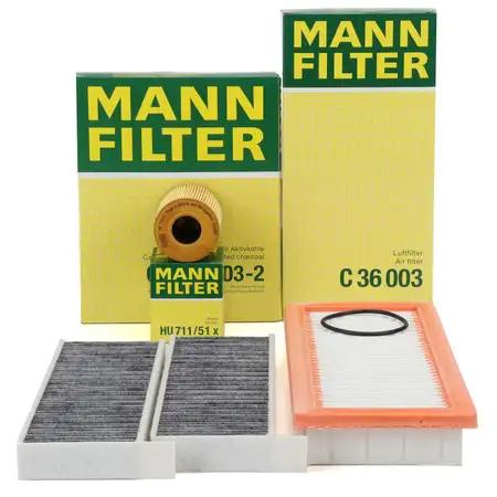 MANN Filterset f&uuml;r PSA C4 Picasso 1 2/Spacetourer 3008 5008 OPEL Grandland 10 1.6 16V/THP