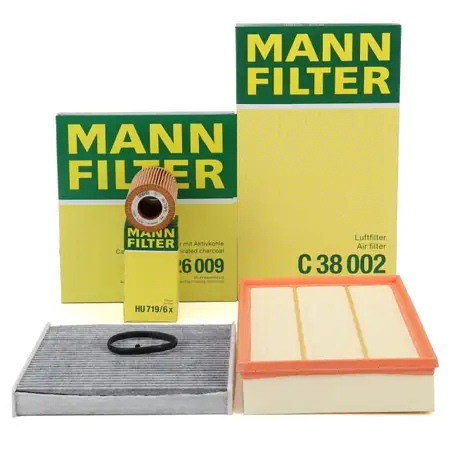 MANN Filterset f&uuml;r AUDI RS3 8V 8Y RSQ3 F3 TTRS FV CUPRA Formentor VZ5 367/390/700 PS