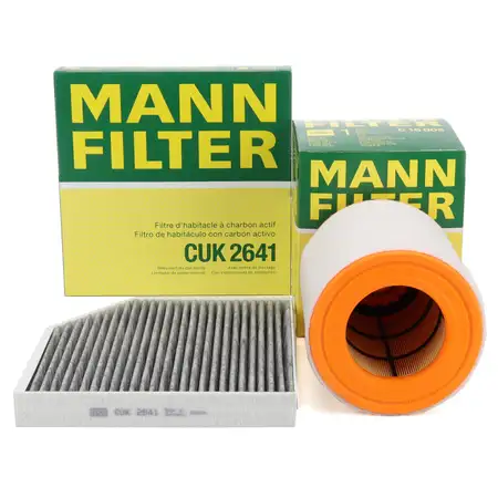 MANN Innenraumfilter + Luftfilter f&uuml;r AUDI A6 S6 C7 A7 S7 4G 2.8 FSI 3.0 TFSI 3.0 TDI