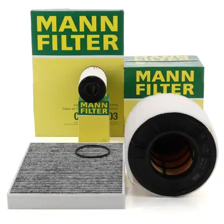 MANN Filterset Filterpaket f&uuml;r AUDI S4 B9 S5 F5 SQ5 FY TFSI 354 PS