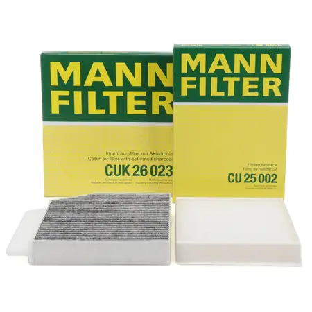 MANN Innenraumfilter + Vorfilter f&uuml;r MERCEDES W205 C257 W213 C/A238 N293 W463 10/C253