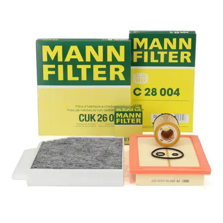 MANN Filter Set for MERCEDES W205 S205 C/A205 W213 S213 C/A238 X253 C253 160-350e M274