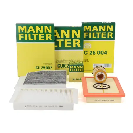 MANN Filterset f&uuml;r MERCEDES W205 S205 C/A205 W213 S213 C/A238 X253 C253 160-350e M274