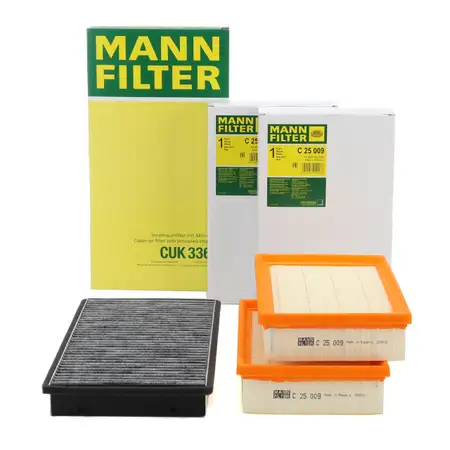 MANN Innenraumfilter + Luftfilter f&uuml;r PORSCHE 997 3.8 Carrera 4S PR-X51 ab 06.2006