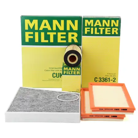 MANN Filterset Filterpaket f&uuml;r MERCEDES-BENZ E-Klasse W211 S211 E63AMG C219 CLS63AMG M156