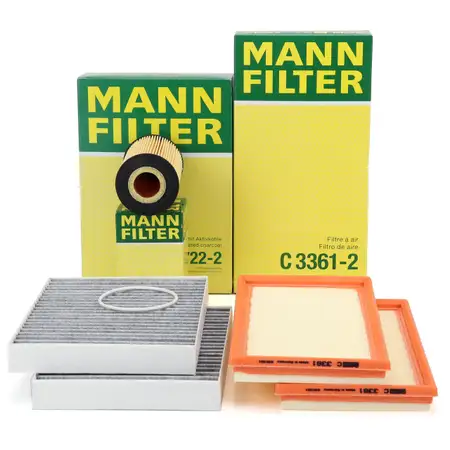 MANN Filterset Filterpaket f&uuml;r MERCEDES S-Klasse W221 S63AMG C216 CL63AMG 525 PS M156