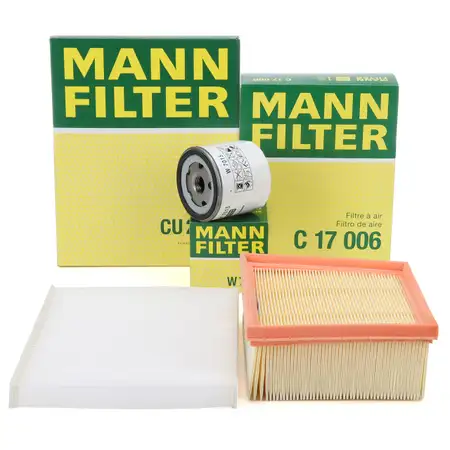MANN Filterset f&uuml;r FORD B-Max Ecosport Fiesta 6 Tourneo/Transit Courier 1.0 EcoBoost