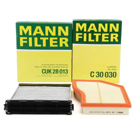 MANN Innenraumfilter + Luftfilter f&uuml;r MERCEDES W177 V177 W247 C118 X118 H247 OM608 OM654
