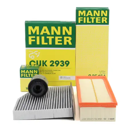 MANN Filterset f&uuml;r VW Golf 6 Passat B6 Tiguan Touran 1.4 TSI 140-170 PS bis 06.2010