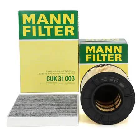 MANN Filter-Set 2-tlg f&uuml;r AUDI A4 B9 A5 F5 Q5 FY 1.4/2.0/40/45/50/55 TFSI