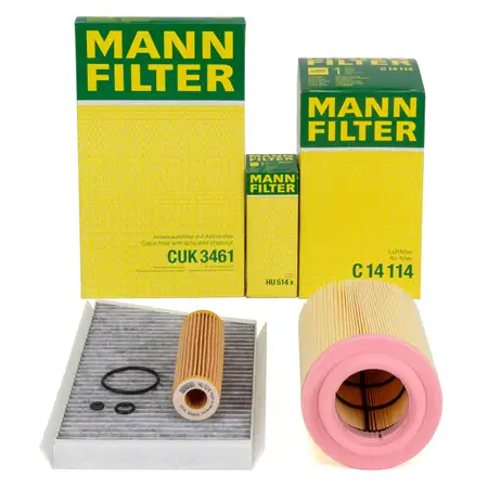 MANN Filter-Set 3-tlg f&uuml;r MERCEDES C-Klasse W203 S203 CL203 CLK C209 A209 M271