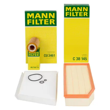 MANN Filter-Set 3-tlg f&uuml;r MERCEDES W203 S203 CL203 C200-270CDI 270CDI OM611 OM612 OM646