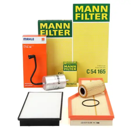 MANN Filterset Filterpaket 4-tlg f&uuml;r PORSCHE 996 3.4/3.6 Carrera / S 301/320/345 PS