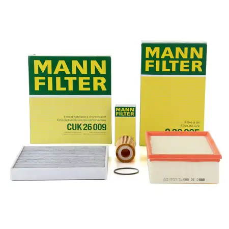 MANN Filter-Set f&uuml;r VW Golf 7 Passat B8 Tiguan CUPRA Ateca AUDI A3 8V TT 1.8/2.0 TSI GTI/R