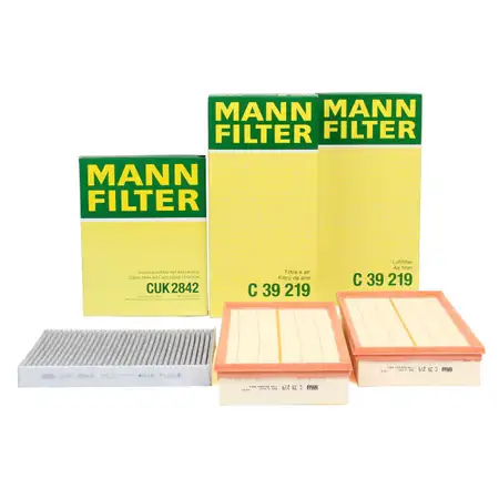 MANN Filter Set for Audi Q7 4.0L, Porsche Cayenne 9.0L, and VW Touareg 7.0L