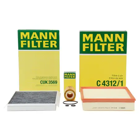 MANN Filter-Set 3-tlg f&uuml;r MERCEDES Sprinter 906 10-16 CDI OM651 ab 05.2009