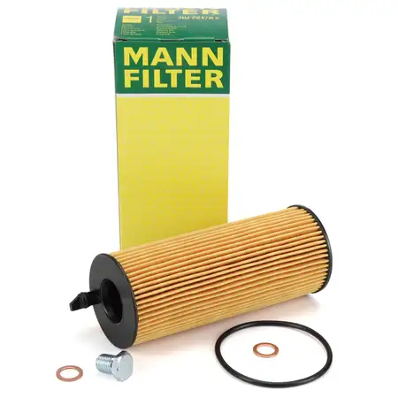 MANN HU721/5x &Ouml;lfilter + Schraube BMW E81-88 E90-93 E60 E61 F10 F11 X1 E84 X3 E83 N47