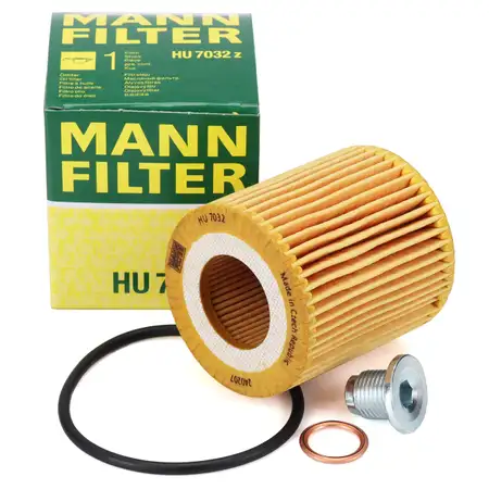 MANN HU7032z &Ouml;lfilter + Schraube f&uuml;r FORD Focus 4 OPEL Astra L Corsa F PEUGEOT 308 2 1.5 D