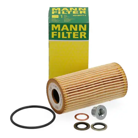 MANN HU6011z &Ouml;lfilter + Schraube f&uuml;r FIAT MERCEDES NISSAN OPEL RENAULT 1.6-2.3 DIESEL