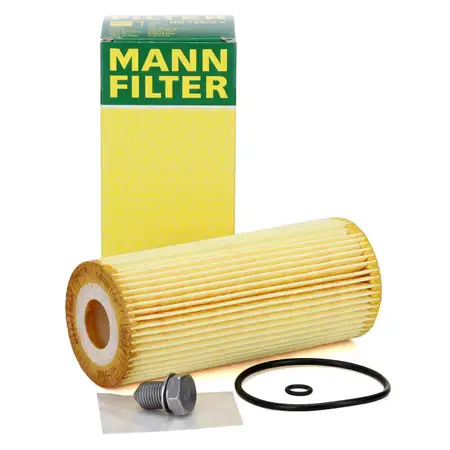MANN HU726/2x &Ouml;lfilter + &Ouml;lablassschraube f&uuml;r AUDI FORD SEAT SKODA VW 1.9-2.5 SDI/TDI