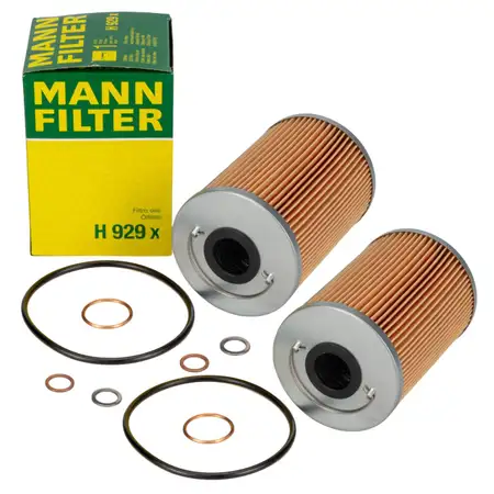 2x MANN H929x &Ouml;lfilter f&uuml;r MERCEDES /8 W114 W111 W112 W123 W116 W126 M110 M116 0001800609