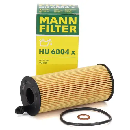 MANN HU6004X &Ouml;lfilter BMW 1er 2er 3er 4er 5er 6er X1 X3 X4 X5 X6 MINI N47 N57 11428507683