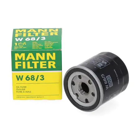 MANN W68/3 &Ouml;lfilter f&uuml;r CITROEN C1 PEUGEOT 107 TOYOTA Auris Avensis Corolla Aygo Yaris