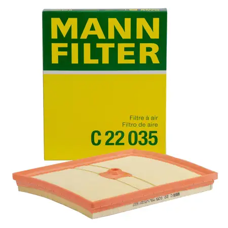 MANN C22035/1 Luftfilter f&uuml;r VW Golf 7 Polo Touran AUDI A1 A3 Q2 1.0 TSI 04C129620A