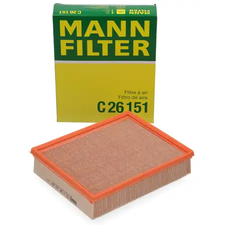 MANN C26151 Luftfilter f&uuml;r BMW 5er E34 E39 7er E32 8er E31 X5 E53 M60/62 13721736675