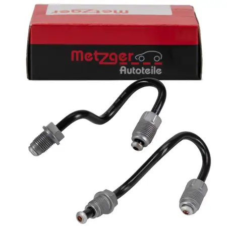 2x METZGER Bremsleitung f&uuml;r VW Golf 5 6 Touran A3 8P Leon 1P Octavia 2 Superb 2 hinten