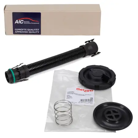 METZGER / AIC Reparatursatz Kurbelgeh&auml;useentl&uuml;ftung f&uuml;r BMW E90-93 F10/11 F12/13 X5 X6 N57