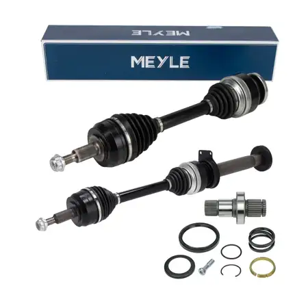 2x MEYLE Antriebswelle + Steckwelle f&uuml;r VW Multivan Transporter T5 2.0 TSI/Bi/TDI vorne