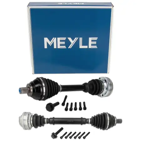 2x MEYLE Antriebswelle f&uuml;r VW Golf 5 6 7 Passat B6 B7 Tiguan AUDI A3 8P 8V Q3 8U vorne