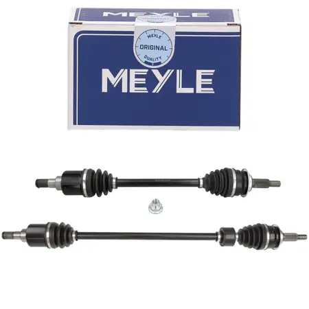 2x MEYLE Antriebswelle f&uuml;r OPEL Agila B SUZUKI Splash EX 1.0 1.2 mit Schaltgetriebe vorne