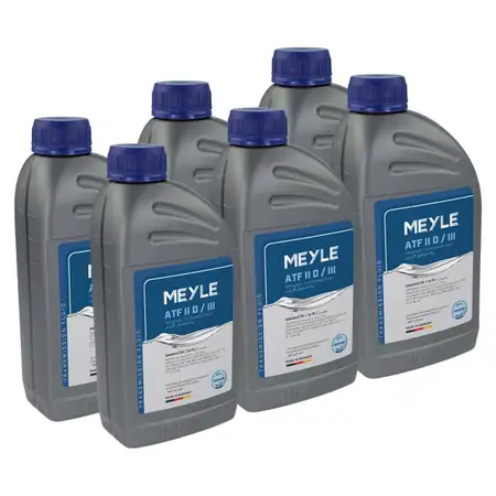 6L 6 Liter MEYLE 0140192200 ATF II D / III Getriebe&ouml;l Automatikgetriebe&ouml;l