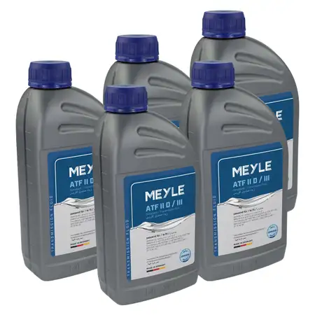 5L 5 Liter MEYLE 0140192200 ATF II D / III Getriebe&ouml;l Automatikgetriebe&ouml;l