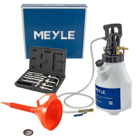 MEYLE 12,5L Getriebe&ouml;l Einf&uuml;llger&auml;t Druckluft &Ouml;leinf&uuml;llger&auml;t &Ouml;l Bef&uuml;llger&auml;t + Trichter