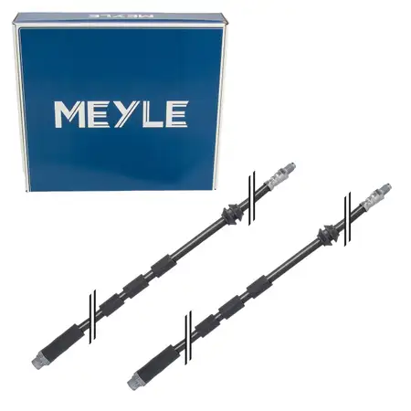 2x MEYLE 3005250002 Bremsschlauch Bremsleitung f&uuml;r BMW 5er E60 E61 6er E63 E64 Vorderachse