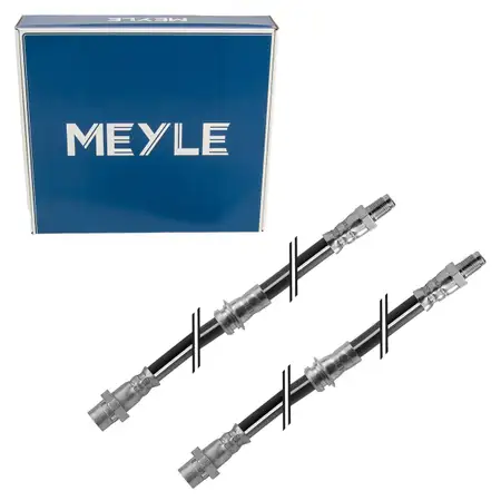 2x MEYLE 3145250004 Bremsschlauch Bremsleitung f&uuml;r BMW X3 E83 hinten 34303411444