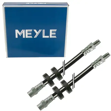 2x MEYLE 1006110006 Bremsschlauch f&uuml;r VW Golf 1 2 Jetta Passat B1 B2 AUDI 80 90 B2 vorne