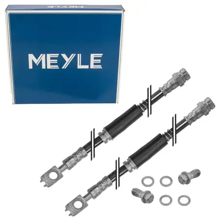 2x MEYLE 1006110071/S Bremsschlauch f&uuml;r VW Golf 5 6 Touran 8P Leon vorne 1K0611701K