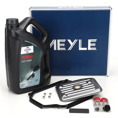 MEYLE &Ouml;lwechsel Satz 4-Gang Automatik + 5L FUCHS Getriebe&ouml;l f&uuml;r VW Golf 3 4 AUDI A3 8L1