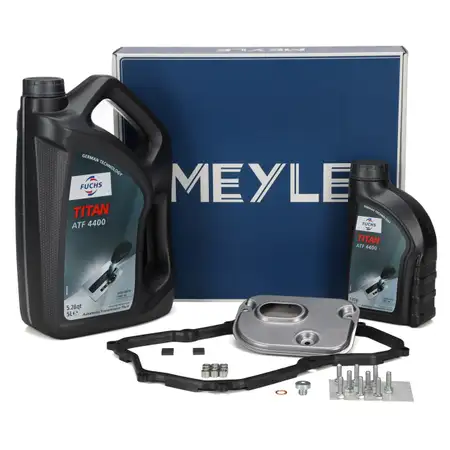 MEYLE &Ouml;lwechsel Satz 09M 6-Gang Automatik + 6L FUCHS Getriebe&ouml;l f&uuml;r VW Passat B6 Touran