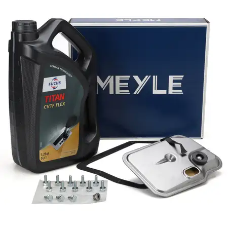 MEYLE &Ouml;lwechsel Satz GACVT16Z Automatik + 5L FUCHS Getriebe&ouml;l f&uuml;r MINI R50 R53 R52 W10
