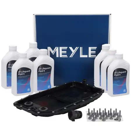 MEYLE Getriebe&ouml;lwanne + 7L ZF Getriebe&ouml;l f&uuml;r BMW E90-93 E60/61 X3 X5 X6 6HP26 6HP28 6HP32