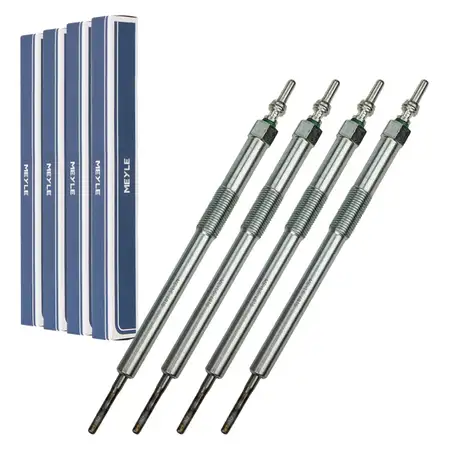 4x MEYLE 16148600012 Gl&uuml;hkerze FIAT MERCEDES OPEL RENAULT NISSAN 1.6-2.5 DIESEL